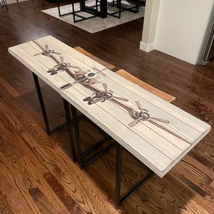 Pottery Barn Airplane Art